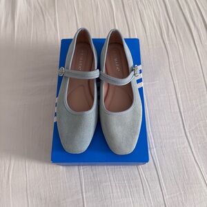 Primark Light Blue Mary Jane Flats
